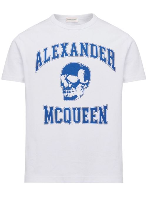 T-shirt con stampa ALEXANDER MCQUEEN | 759442QTAAW0963